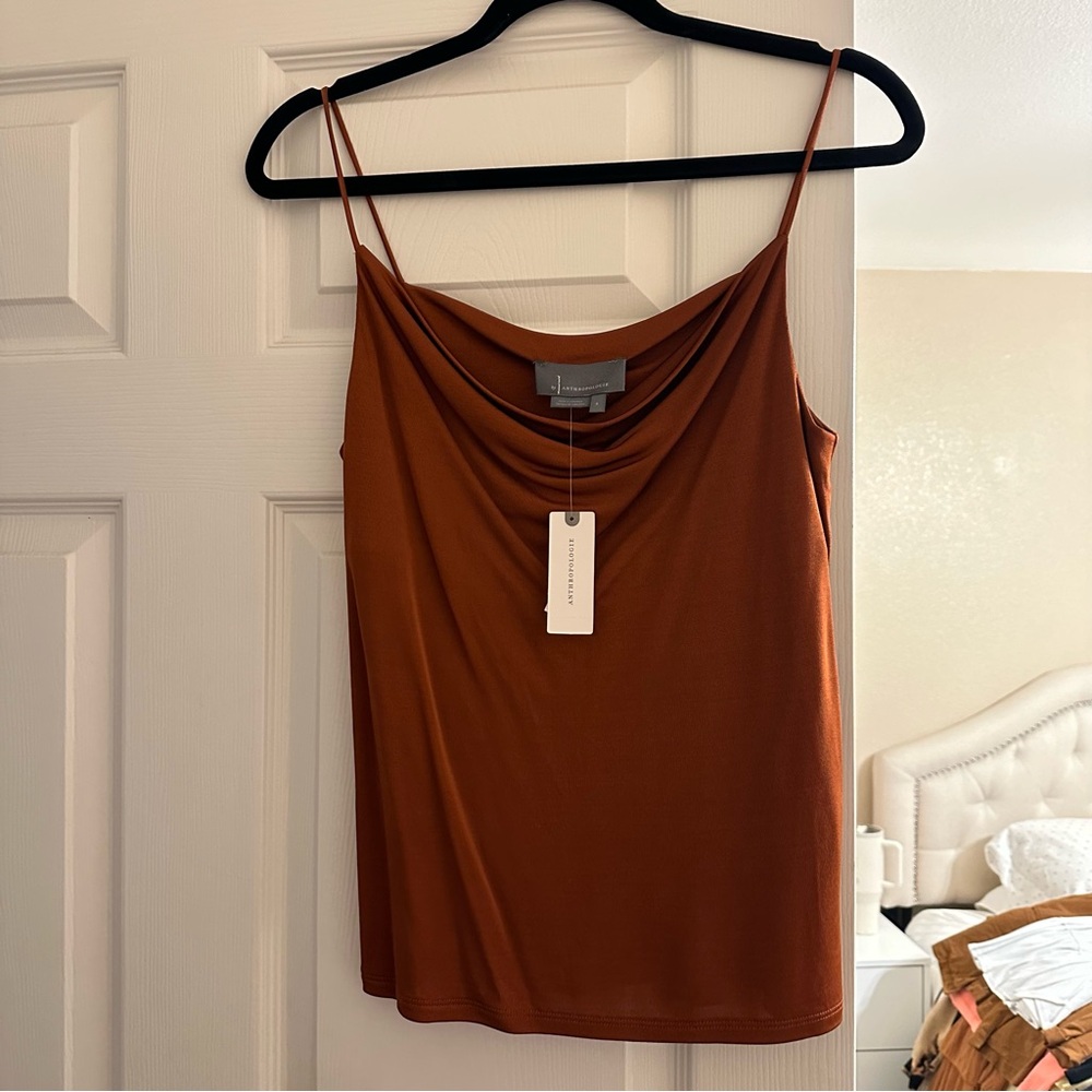 Cowl neck tank